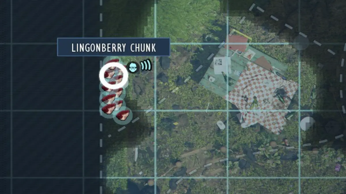 All Lingonberry Chunk locations marked on the map in Grounded 2.