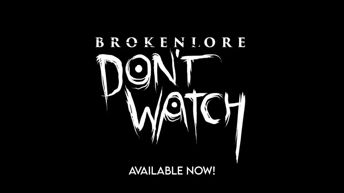 Promotional art from the official BrokenLore: Don't Watch trailer.