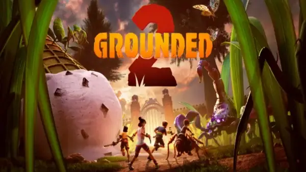 Promotional art from the Steam store page for Grounded 2 used in Grounded 2 Review.