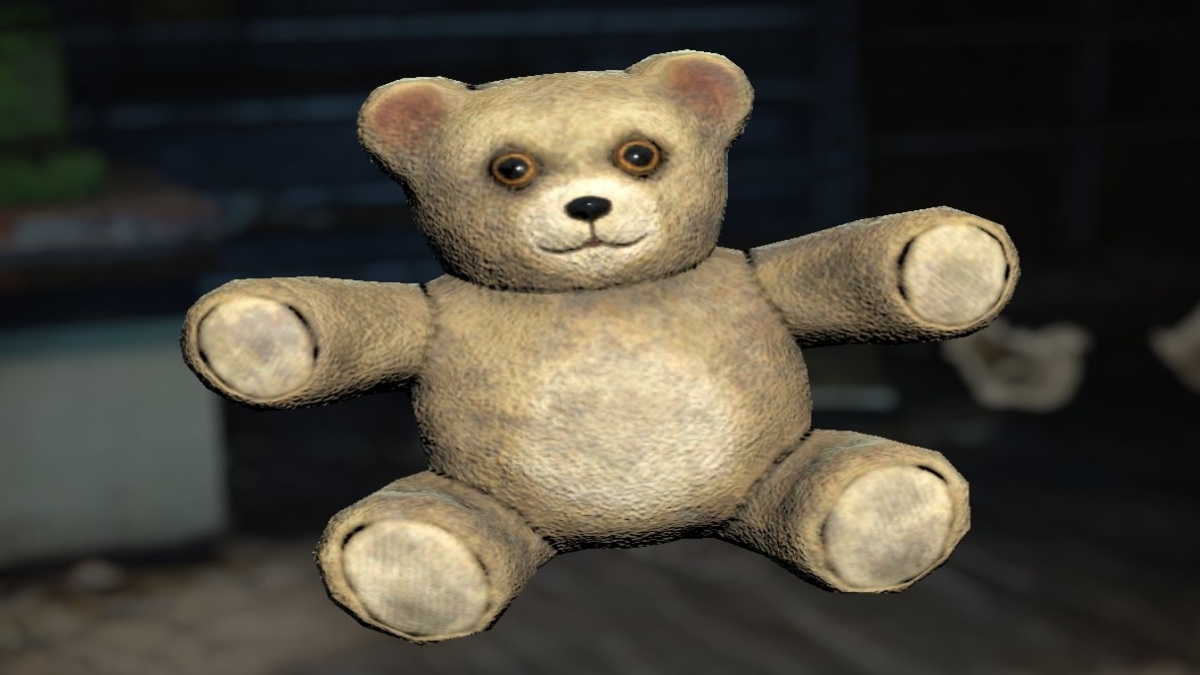 Finding a teddy bear in fo76 to complete the daily challenge.