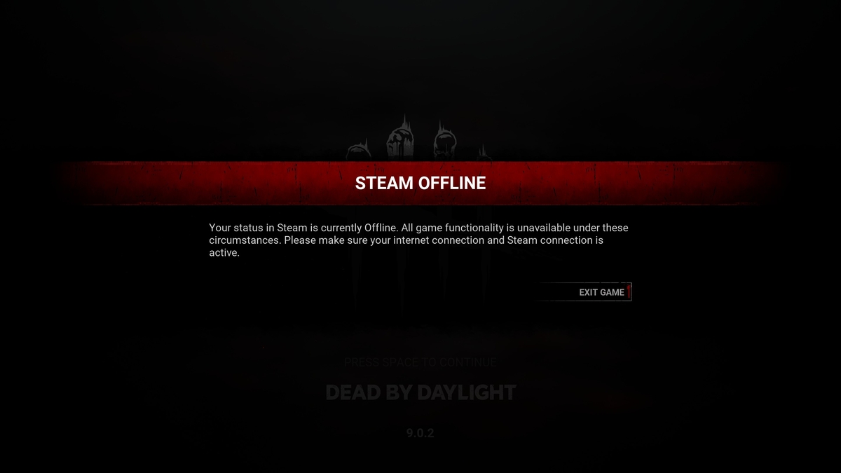 Here's how to fix the Steam Offline error in Dead by Daylight.