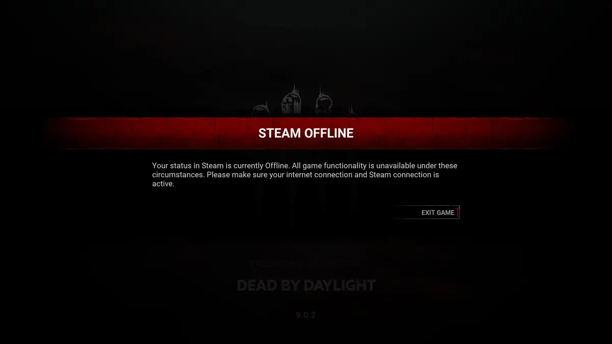Here's how to fix the Steam Offline error in Dead by Daylight.