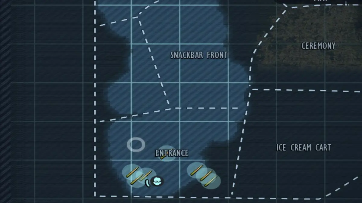 Thistle Needled marked on the map at the Entrance zone in Grounded 2