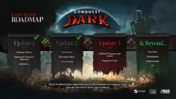 Roadmap for Conquest Dark 0.18.0 Early Access Update 2