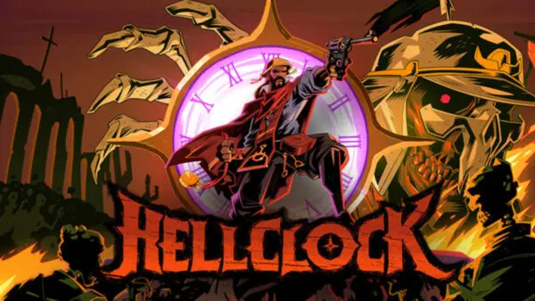 Promotional artwork for Hell Clock from the Steam store page.
