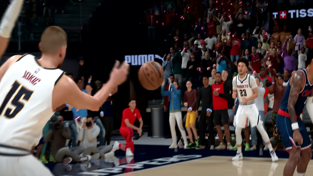 In-game Jokic Passing to Murray in NBA 2K26 used as H2 for NBA 2K26 Features