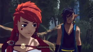 In-game screenshot of Lili and Sadi used in Altheia The Wrath of Aferi review.
