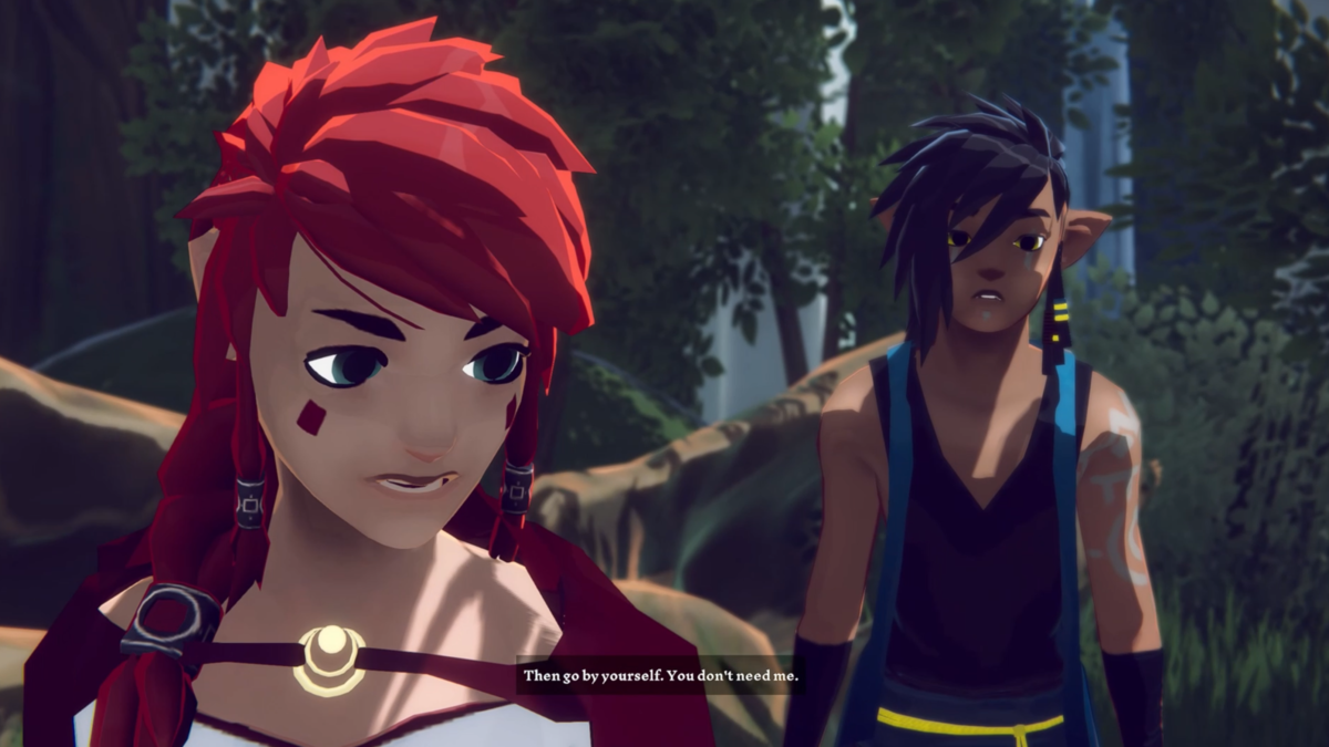 In-game screenshot of Lili and Sadi used in Altheia The Wrath of Aferi review.