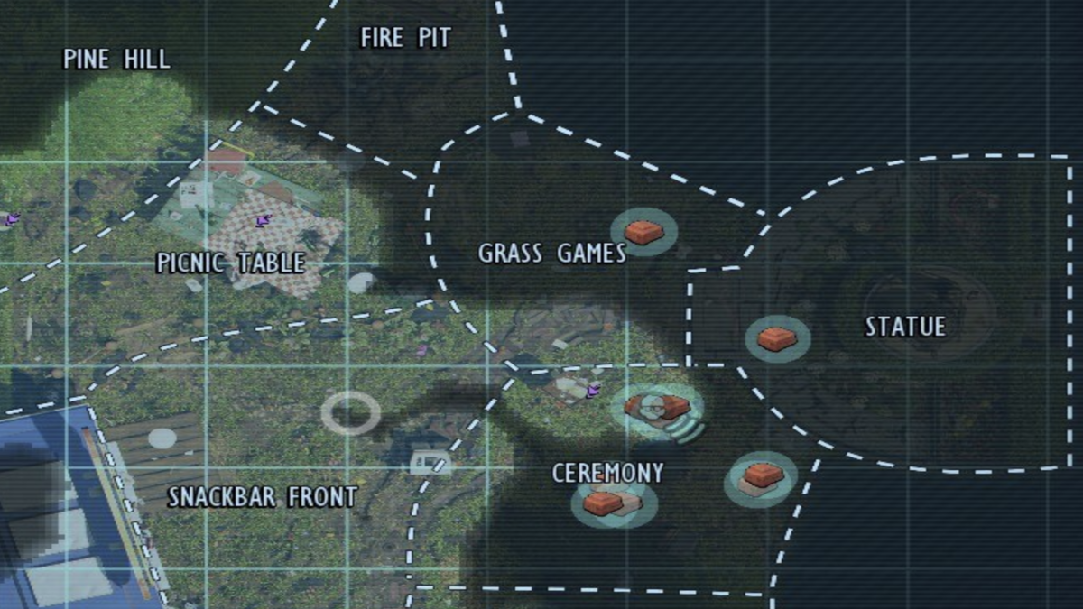 Locations of Clay Marked on the Map to show where to get clay in Grounded 2.