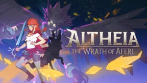 Promotional artwork from the Steam store page for Athelia The Wrath of Aferi Review
