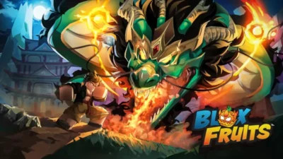 Promotional artwork from the Roblox game page used as feature image in Blox Fruits Trello Link