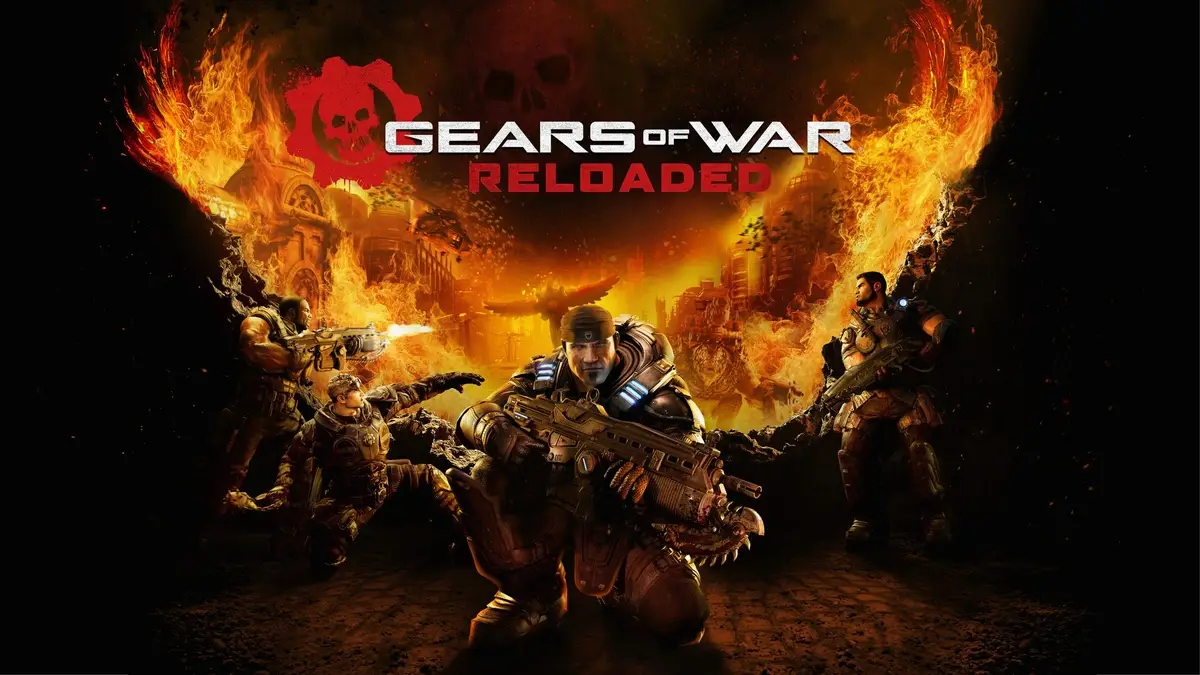 Promotional artwork from the official website used as the featured image for Gears of War Reloaded Review.