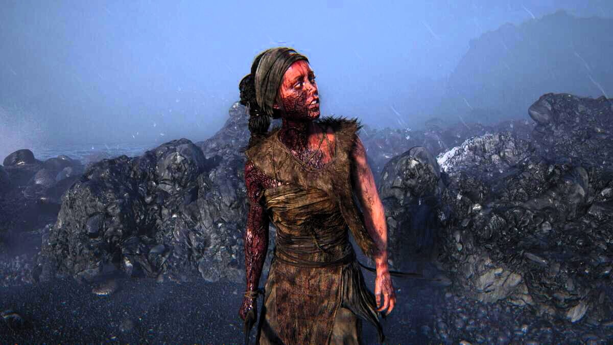 Senua infected by Dark Rot in Senua's Saga Hellblade II