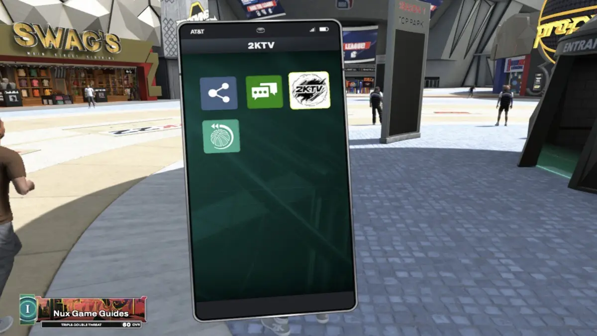 2KTV app in NBA 2K26 used as H2 image in All NBA 2K26 2KTV Answers
