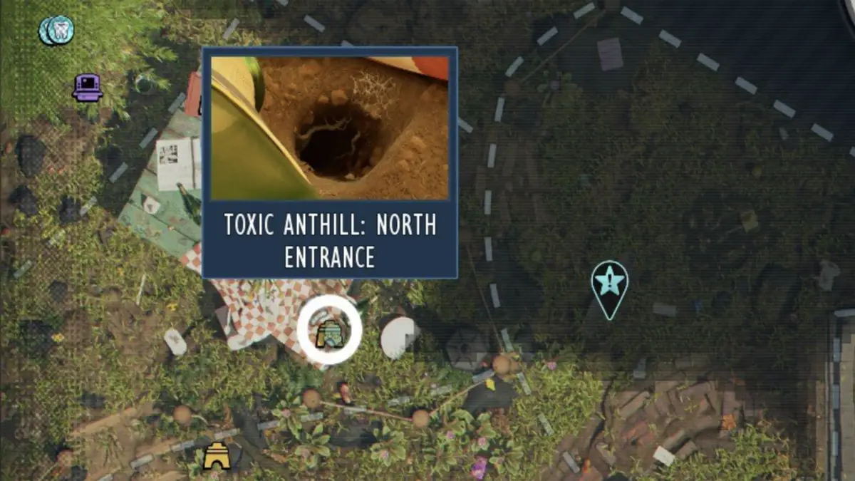 Step 1 - Starting at the Toxic Anthill North Location Marked on the map in Grounded 2.