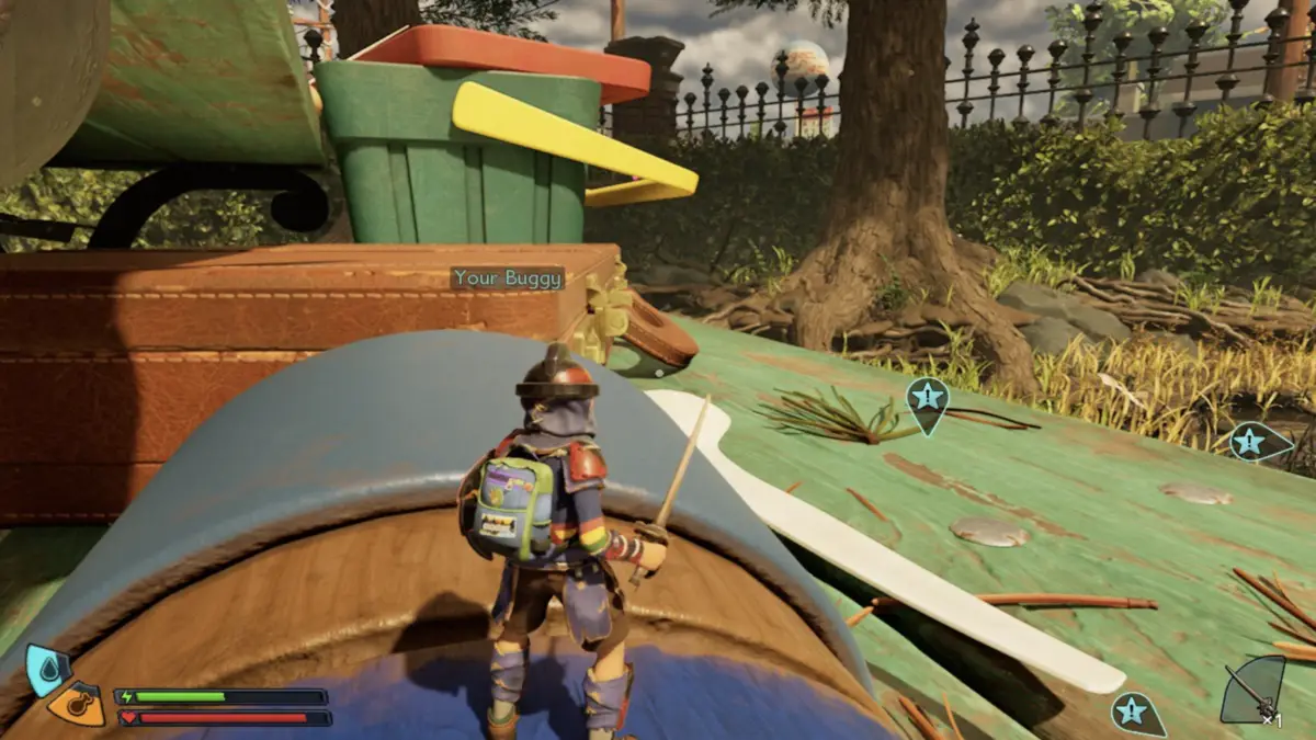 Step 8 - Jumping off the Mallet in Grounded 2.