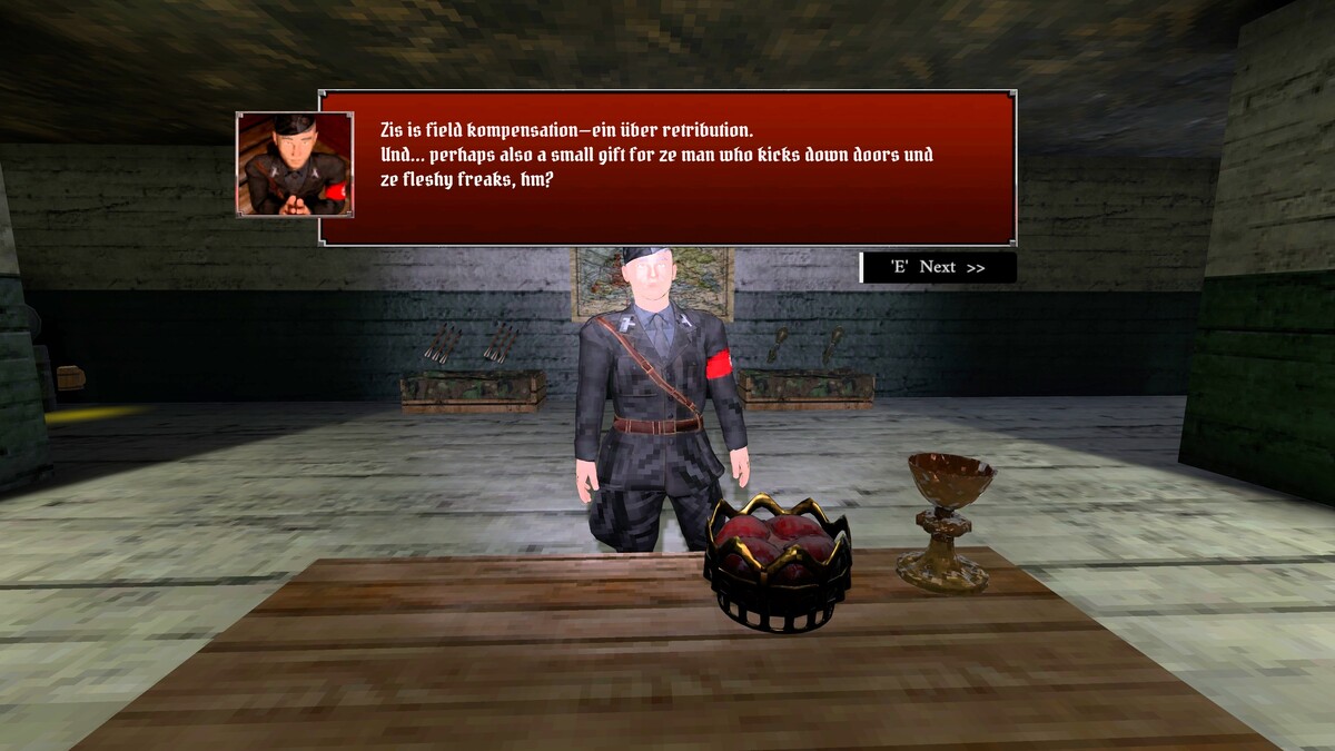 Talking to a Nazi Soldier in Darkenstein 3-D