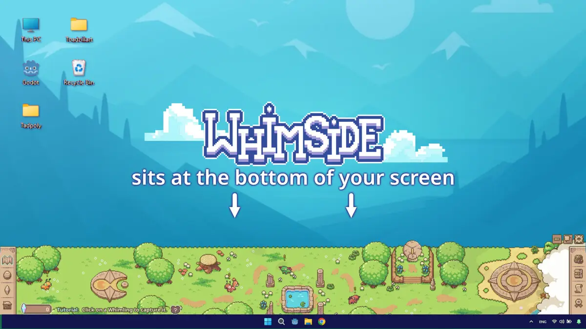 Screenshot of Whimside from the Steam Store Page used in the review
