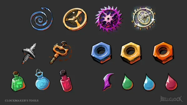 Clockmaker's Tools in Hell Clock 1.1 crafting update.