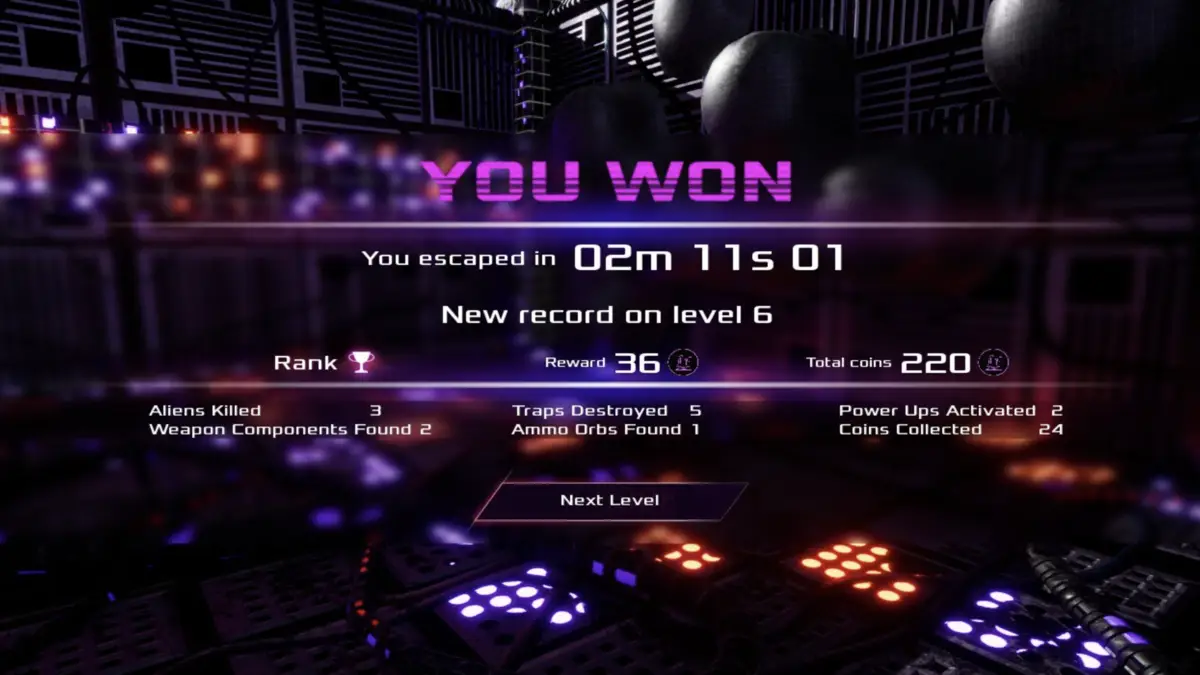 Complete Screen in Labyrainth Playtest