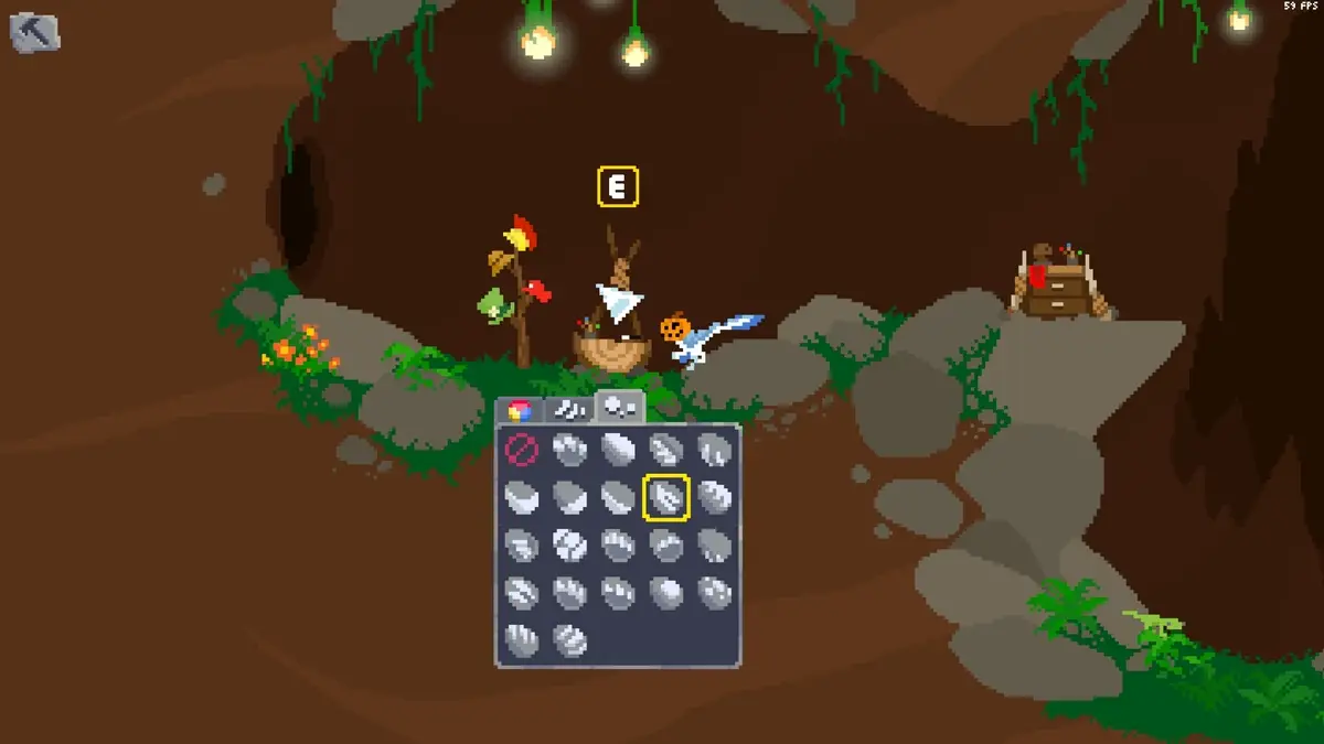 In-game screenshot of player customizing raptor's color and features in Dino Run 2.