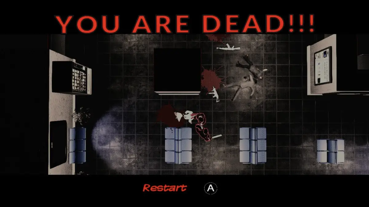 Death Screen in Bullet Noir