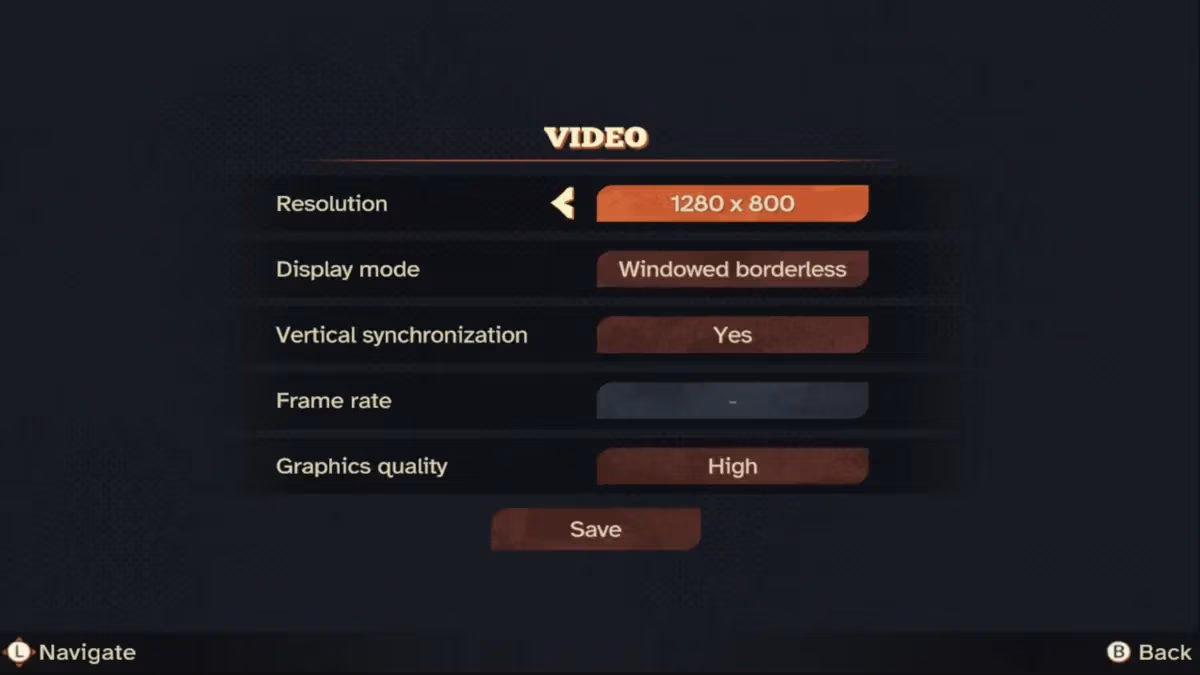 Death on the Nile In-game Graphics Settings