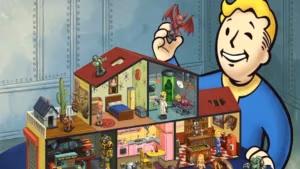 Promotional artwork for Fallout 76 Appalachian Modern Living featured image