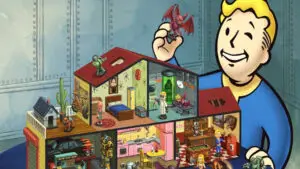 Promotional artwork for Fallout 76 Appalachian Modern Living featured image