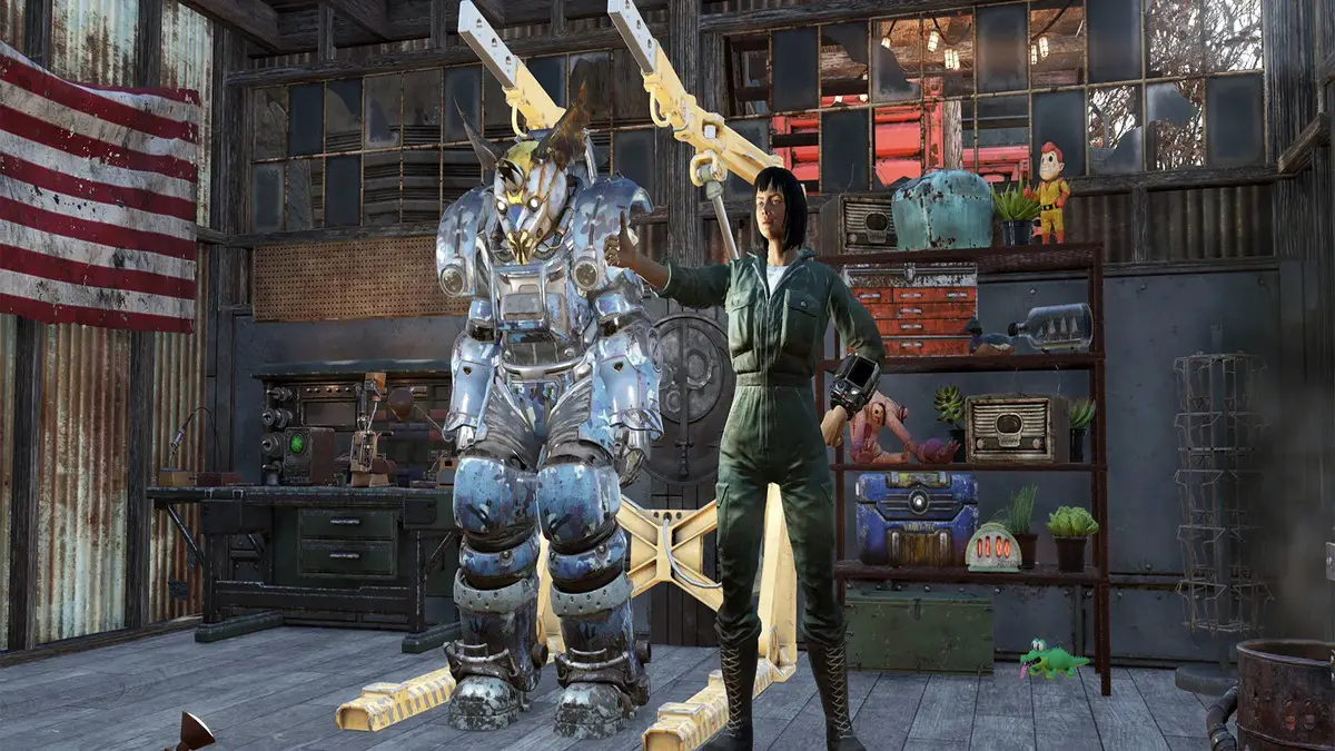 Promotional artwork for the Fallout 76 C.A.M.P. Revamp Combat Release Notes news piece.