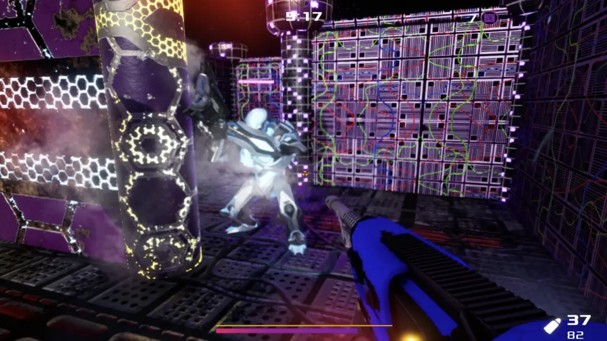 Fighting an Enemy in Labyrainth Playtest