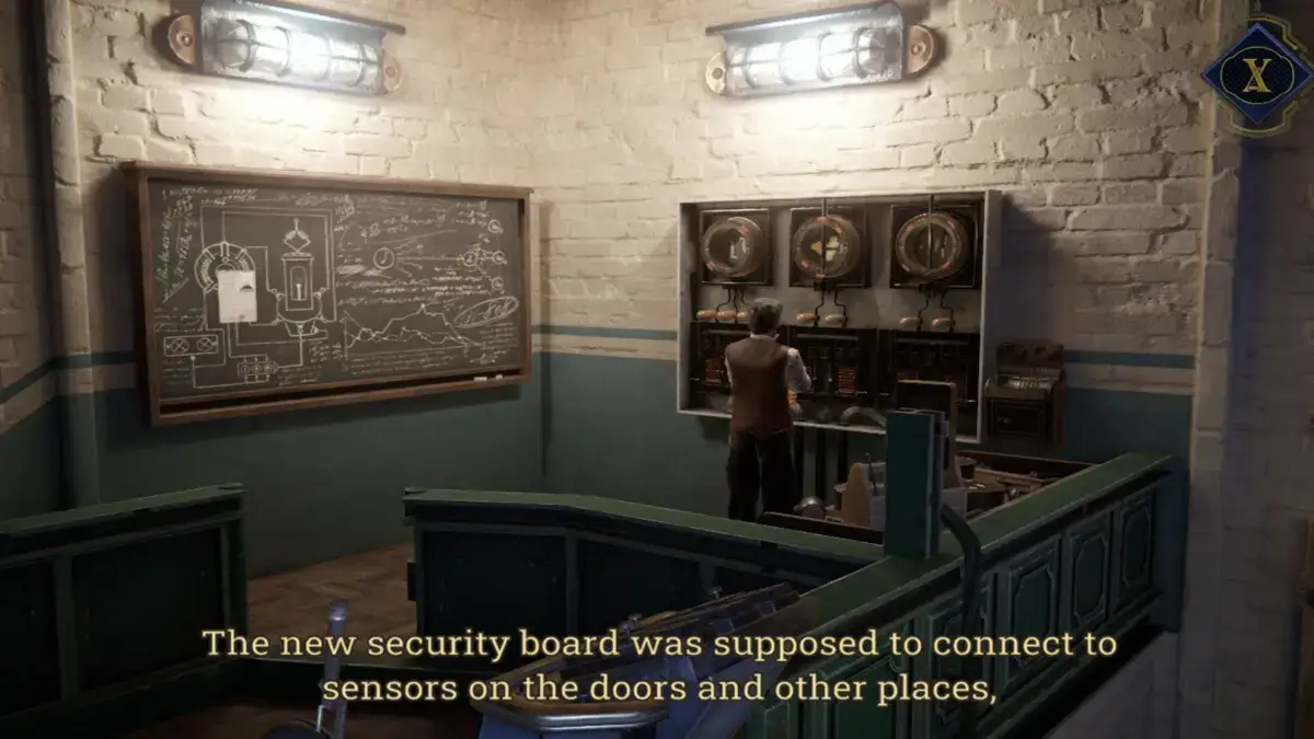 Watching an in-game Cut Scene for The House of Tesla Review