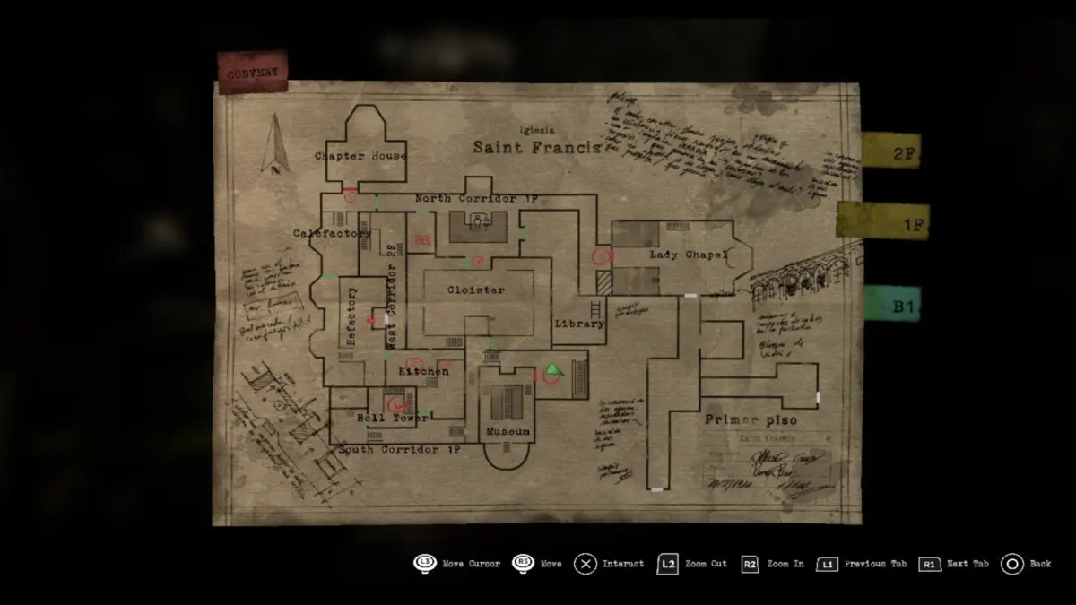 Looking at the Map in Tormented Souls 2