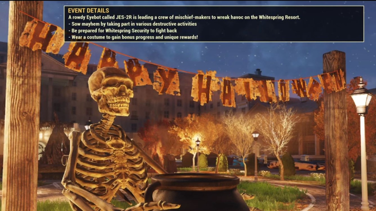 Mischief night event details in fallout 76