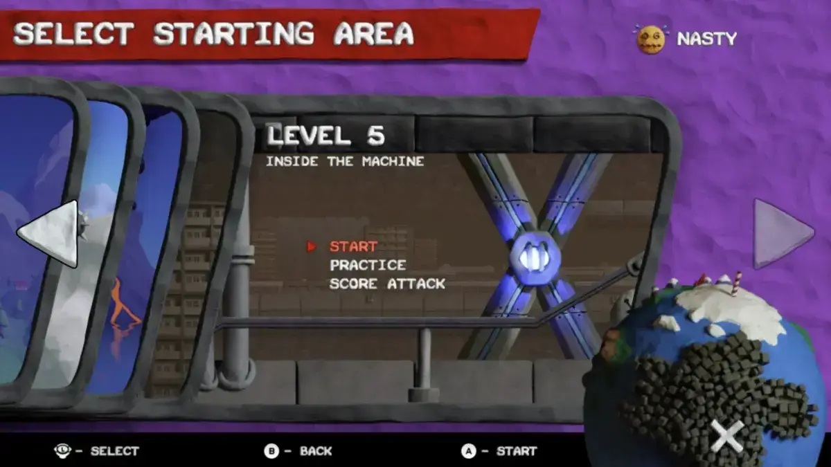 Playing Level 5 on Nasty Difficulty in Platypus Reclayed review.