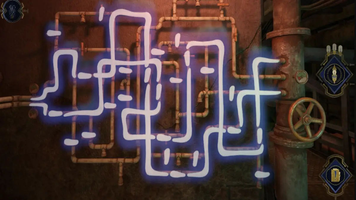 Water Pressure Blueprint in The House of Tesla Chapter 3 Walkthrough