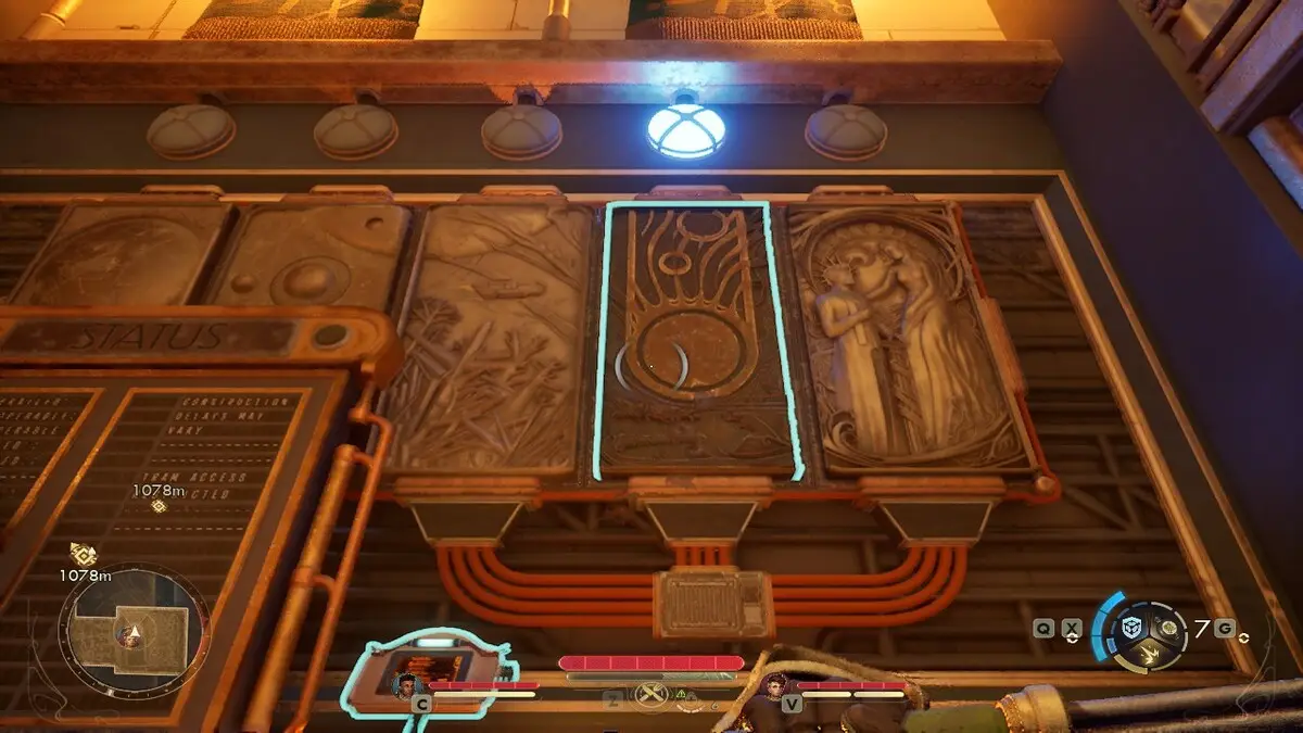 Decommissioned Autonomous Extractorium Mural Piece The Outer Worlds 2