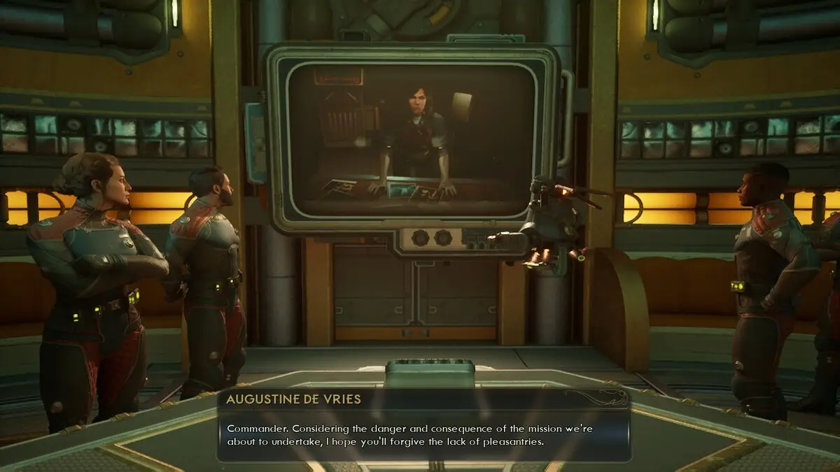 First Mission Cutscene The Outer Worlds 2