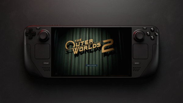 Playing The Outer Worlds 2 on Steam Deck