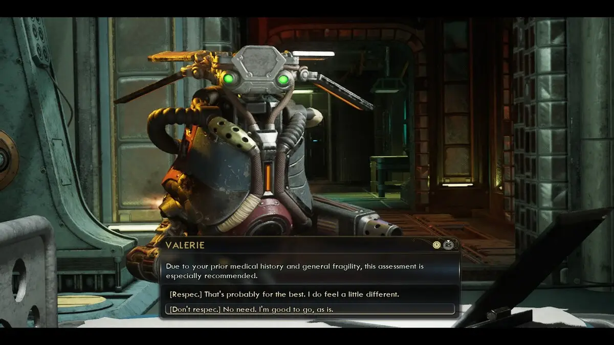 Respecing in The Outer Worlds 2