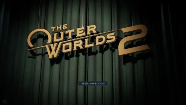 The Outer Worlds 2 Title Screen used as featured image for the co-op and multiplayer guide.