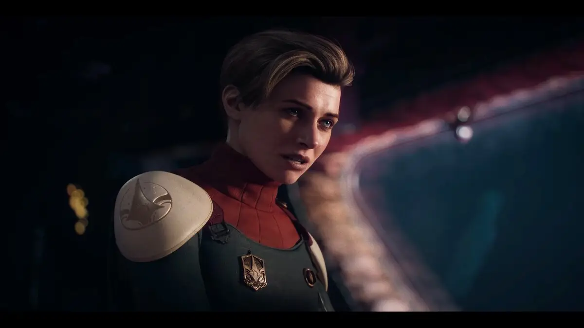Cutscene of Zane and Buddy in the Outer Worlds 2
