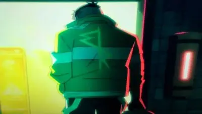 Screenshot of David Martinez from Cyberpunk: Edgerunners used as the featured image for the "How to Get David's Edgerunner Jacket in Cyberpunk 2077" Guide.