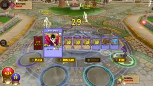 In-game screenshot of combat used as the featured image for Wizard101 Switch Cross-Progression and Crossplay Guide