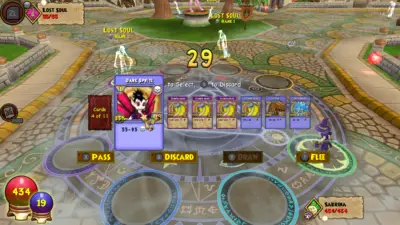 In-game screenshot of combat used as the featured image for Wizard101 Switch Cross-Progression and Crossplay Guide