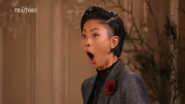 Screenshot of Kristen Kish from The Traitors Season 4 used as the featured image for Episode 2 Murdered guide.