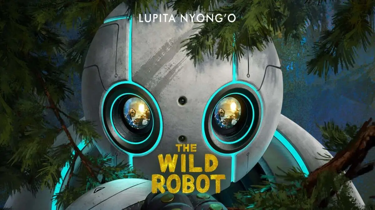 The Wild Robot poster used as an h2 header