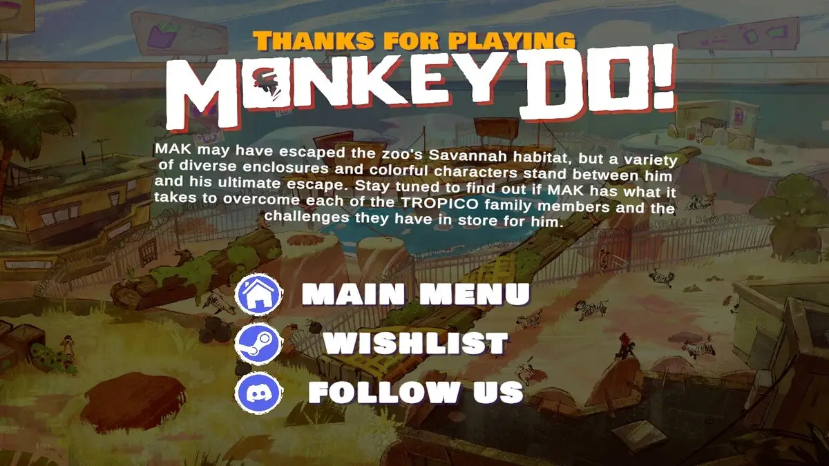 End of the Monkey Do! Playtest
