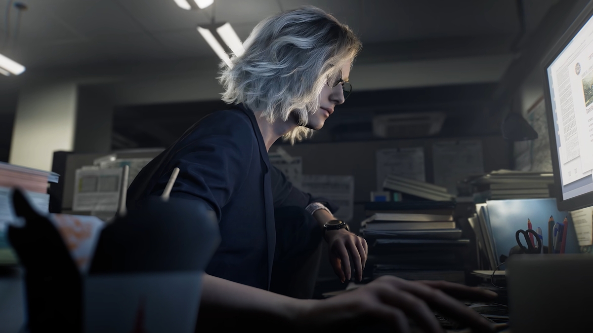 In-game Screenshot of Grace from Resident Evil Requiem used as H2 image for How Big guide.