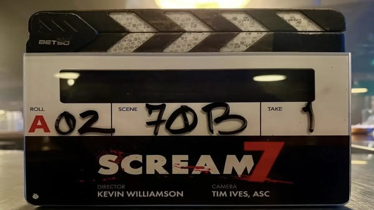 Scream 7 Production Clapper